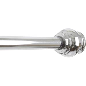 BINO ‘Arundel’ Tension Shower Curtain Rod, Polished Chrome – 42″to 72″- Adjustable Bathroom Shower Rod Tension Pole