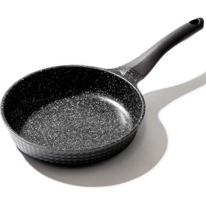 BINO Cookware Nonstick Frying Pan, 11 Inch – Matte Grey | THE DIAMOND COLLECTION | Premium Quality Nonstick Cast Aluminum Nonstick Pan Egg Pan Omelette Pan | Stay-Cool BAKELITE Handles | Non-Toxic