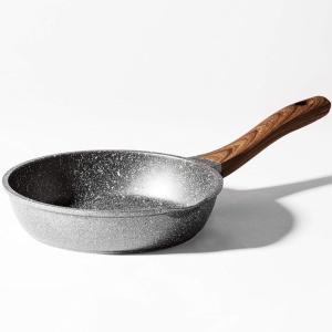 BINO Cookware Nonstick Frying Pan, 7.9 Inch – Speckled Gunmetal | THE CLASSIC COLLECTION | Premium Quality Nonstick Cast Aluminum Nonstick Pan Egg Pan | Stay-Cool BAKELITE Handles | Non-Toxic