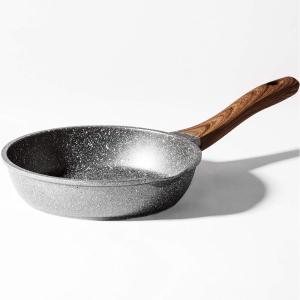 BINO Cookware Nonstick Frying Pan, 9.5 Inch – Speckled Gunmetal | THE CLASSIC COLLECTION | Premium Quality Nonstick Cast Aluminum Nonstick Pan Egg Pan | Stay-Cool BAKELITE Handles | Non-Toxic