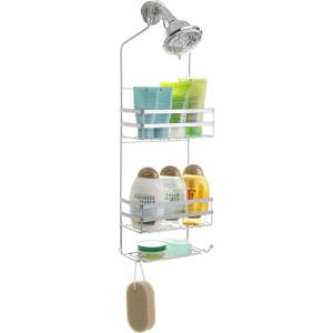 BINO ‘Emerson’ Rust-Resistant 3-Shelf Over-the-Showerhead Caddy, Silver