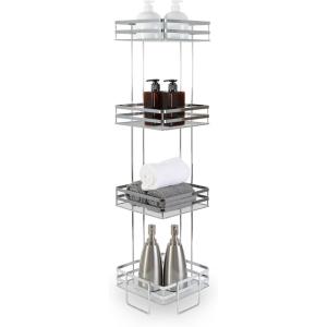 BINO ‘Lafayette’ 4-Tier Square Spa Tower, Chrome