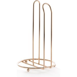BINO ‘Liberty’ Paper Towel Holder, Gold – Free Standing Decorative Easy Tear Kitchen Paper Towel Roll Dispenser