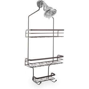 BINO ‘Mercer’ Rust-Resistant 3-Shelf Over-the-Showerhead Caddy, Bronze