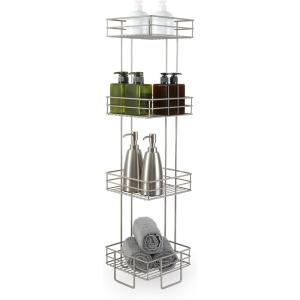 BINO ‘Monaco’ 4-Tier Square Spa Tower, Nickel