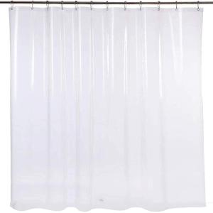 BINO Shower Curtain Liner, Clear – 2-Pack – 70″x 72″| PEVA 3G Shower Curtains for Bathroom Clear Shower Liner