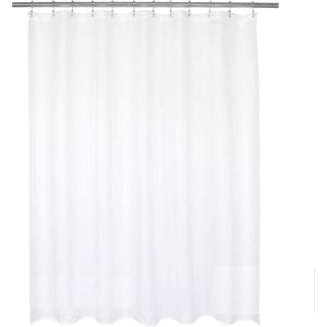 BINO Shower Curtain Liner, Frosted – 2-Pack – 70″x 72″| PEVA 3G Shower Curtains for Bathroom Clear Shower Liner