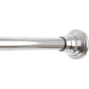 BINO Tension Shower Curtain Rod – Chrome – 42″to 72″- Adjustable Bathroom Curtain Rod Shower Rod Tension Rod Pole Tension Shower Rod