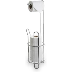 BINO ‘The Classic’ Free Standing Toilet Paper Holder, Chrome