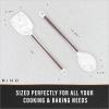BINO 2-Piece Silicone Spoon and Spatula Set – Confetti | Stainless Steel & Heat Resistant Handle | Nonstick Kitchen Utensils for Cooking | Serving & Mixing in Nonstick Cookware | Kitchen Tools