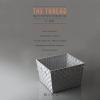 BINO Woven Strap Storage Basket With Built-In Carry Handles | Stylish Storage Organizer | Decorative Home Storage | Neat And Tidy Organizer, Home Essentials (XLarge- Light Grey, 2-Pack)