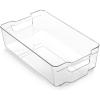 BINO | Stackable Plastic Storage Bins, X-Large | THE STACKER COLLECTION | Multi-Use Organizer Bins | BPA-Free | Pantry Organization | Home Organization | Fridge Organizer | Freezer Organizer