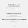 BINO Window Curtain Rod – 25″to 72″, Nickel – Drapery Curtain Rods for Windows