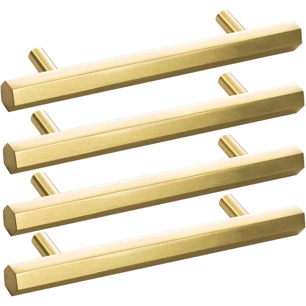 image:imageBINO 4Pack 6 Cabinet Handles Drawer Pulls  Cabinet Pulls for Kitchen Cabinet Hardware