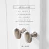 BINO 6-Pack Cabinet Knobs – 1.18″ Diameter (30mm), Brushed Nickel – Dresser Knobs for Dresser Drawer Knobs and Pulls Knobs and Pulls Handles