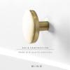 BINO 6-Pack Cabinet Knobs – 1.22″ Diameter (31mm), Brass – Dresser Knobs for Dresser Drawer and Pulls and Handles Pulls