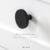 BINO 6-Pack Cabinet Knobs – 1.22″ Diameter (31mm), Matte Black – Dresser Knobs for Dresser Drawer and Pulls and Handles Pulls