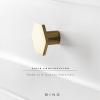 BINO 8-Pack Cabinet Knobs – 1″ Diameter (25mm), Brass – Dresser Knobs for Dresser Drawer Knobs and Pulls Knobs and Pulls Handles