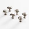 BINO 6-Pack Cabinet Knobs – 1.18″ Diameter (30mm), Brushed Nickel – Dresser Knobs for Dresser Drawer Knobs and Pulls Knobs and Pulls Handles