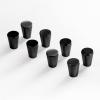 BINO 8-Pack Cabinet Knobs – .75″ Diameter (19mm), Matte Black – Dresser Knobs for Dresser Drawer Knobs and Pulls Knobs and Pulls Handles