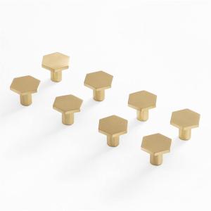 BINO 8-Pack Cabinet Knobs – 1″ Diameter (25mm), Brass – Dresser Knobs for Dresser Drawer Knobs and Pulls Knobs and Pulls Handles