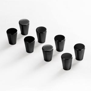 BINO 8-Pack Cabinet Knobs – .75″ Diameter (19mm), Matte Black – Dresser Knobs for Dresser Drawer Knobs and Pulls Knobs and Pulls Handles
